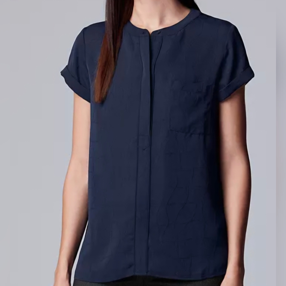 Simply Vera Top Button Blouse PM